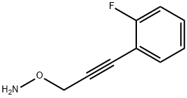 Hydroxylamine, O-[3-(2-fluorophenyl)-2-propynyl]- (9CI) Struktur