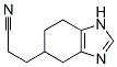 1H-Benzimidazole-5-propanenitrile,  4,5,6,7-tetrahydro-  (9CI) Struktur