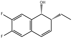 1-Naphthalenol,2-ethyl-6,7-difluoro-1,2-dihydro-,(1R,2R)-(9CI) Struktur