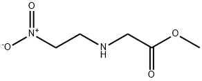 Glycine, N-(2-nitroethyl)-, methyl ester (9CI) Struktur