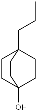 4-N-PROPYLBICYCLO[2.2.2]OCTAN-1-OL Struktur