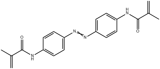 4,4'-di(methacryloylamino)azobenzene Struktur