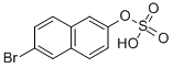 6-bromo-2-naphthyl sulfate Struktur