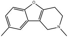 Benzofuro[3,2-c]pyridine, 1,2,3,4-tetrahydro-2,8-dimethyl- (9CI) Struktur