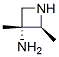 3-Azetidinamine,2,3-dimethyl-,(2S-trans)-(9CI) Struktur