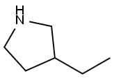 3-ETHYLPYRROLIDINE Struktur