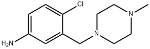 1-(2-chloro-5-amino-benzyl)-4-methylpiperazine Struktur