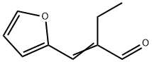 2-ethyl-3-(2-furyl)acrylaldehyde  Struktur