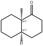 8a-Methyloctahydro-1(2H)-naphthalenone Struktur