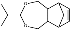 1,5,5a,6,9,9a-hexahydro-3-isopropyl-6,9-methanobenzo-2,4-dioxepin Struktur