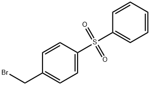 4-(broMoMethyl)phenyl phenyl sulfone Struktur