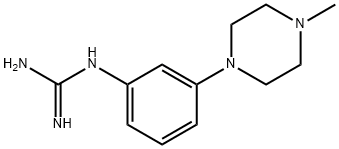 Guanidine, N-[3-(4-Methyl-1-piperazinyl)phenyl]- Struktur