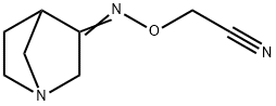 Acetonitrile, [(1-azabicyclo[2.2.1]hept-3-ylideneamino)oxy]- (9CI) Struktur