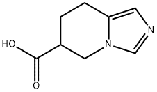 Imidazo[1,5-a]pyridine-6-carboxylic acid, 5,6,7,8-tetrahydro- (9CI) Struktur