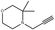 Morpholine, 3,3-dimethyl-4-(2-propynyl)- (9CI) Struktur