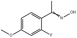 Ethanone,1-(2-fluoro-4-methoxyphenyl)-,oxime(9CI) Struktur