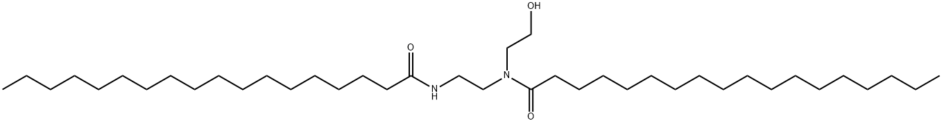 N-(2-hydroxyethyl)-N-[2-(stearoylamino)ethyl]stearamide  Struktur