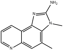 2-Amino-3,4-dimethyl-3H-imidazo[4,5-f]quinoline Struktur