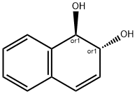 (+/-)-TRANS-1,2-DIHYDROXY-1,2-DIHYDRONAPHTHALENE Struktur