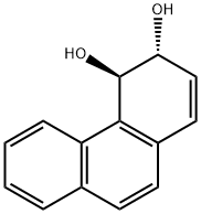 (3R,4R)-3,4-dihydrophenanthrene-3,4-diol Struktur