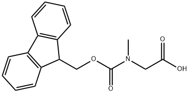 FMOC-SARCOSINE MONOHYDRATE Structure