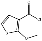 3-Thiophenecarbonyl chloride, 2-methoxy- (9CI) Struktur