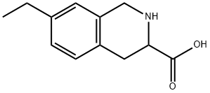 7-ETHYL-1,2,3,4-TETRAHYDROISOQUINOLINE-3-CARBOXYLIC ACID Struktur