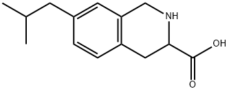 7-(2-METHYLPROPYL)-1,2,3,4-TETRAHYDROISOQUINOLINE-3-CARBOXYLIC ACID Struktur