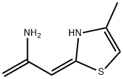 1-Propen-2-amine,3-(4-methyl-2(3H)-thiazolylidene)-,(E)-(9CI) Struktur