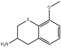 2H-1-Benzothiopyran-3-amine,3,4-dihydro-8-methoxy-(9CI) Struktur