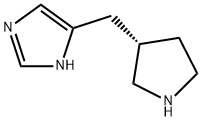 1H-Imidazole,4-[(3S)-3-pyrrolidinylmethyl]-(9CI) Struktur