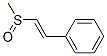 [2-(Methylsulfinyl)ethenyl]benzene Struktur