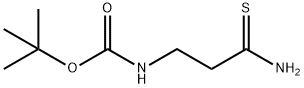 TERT-BUTYL N-(3-AMINO-3-THIOXOPROPYL)CARBAMATE Struktur