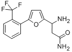 3-AMINO-3-[5-(2-TRIFLUOROMETHYLPHENYL)-FURAN-2-YL]-PROPIONIC ACID AMIDE Struktur