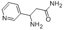 3-Amino-3-pyridin-3-yl-propionic acid amide Struktur