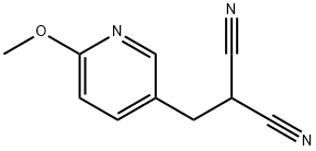 Propanedinitrile, [(6-methoxy-3-pyridinyl)methyl]- (9CI) Struktur