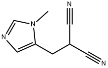 Propanedinitrile, [(1-methyl-1H-imidazol-5-yl)methyl]- (9CI) Struktur