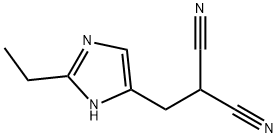 Propanedinitrile,  [(2-ethyl-1H-imidazol-4-yl)methyl]-  (9CI) Struktur