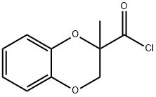 1,4-Benzodioxin-2-carbonyl chloride, 2,3-dihydro-2-methyl- (9CI) Struktur