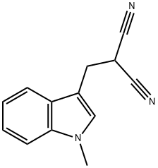 Propanedinitrile, [(1-methyl-1H-indol-3-yl)methyl]- (9CI) Struktur