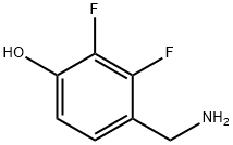 Phenol, 4-(aminomethyl)-2,3-difluoro- (9CI) Struktur