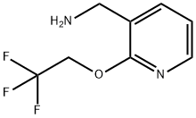 3-PyridineMethanaMine, 2-(2,2,2-trifluoroethoxy)- Struktur