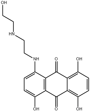 1,4,5-Trihydroxy-8-((2-((2-hydroxyethyl)amino)ethyl)amino)-9,10-anthra cenedione Struktur