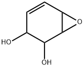 3,4-epoxy-1,2,3,4-tetrahydrobenzene-1,2-diol Struktur