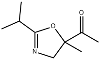 Ethanone, 1-[4,5-dihydro-5-methyl-2-(1-methylethyl)-5-oxazolyl]- (9CI) Struktur