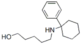 N-(5-hydroxypentyl)-1-phenylcyclohexylamine Struktur