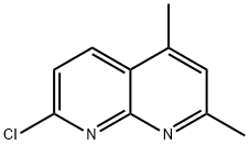 7-CHLORO-2,4-DIMETHYL-[1,8]NAPHTHYRIDINE Struktur