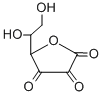 5-(1,2-DIHYDROXYETHYL)-2,3,4(5H)-FURANTRIONE Struktur