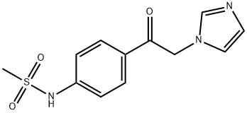 N-(4-(1H-Imidazol-1-ylacetyl)phenyl)methanesulfonamide Struktur