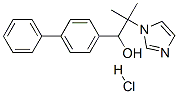 alpha-(2-(1-Imidazolyl)-2-propyl)-4-biphenylmethanol hydrochloride Struktur